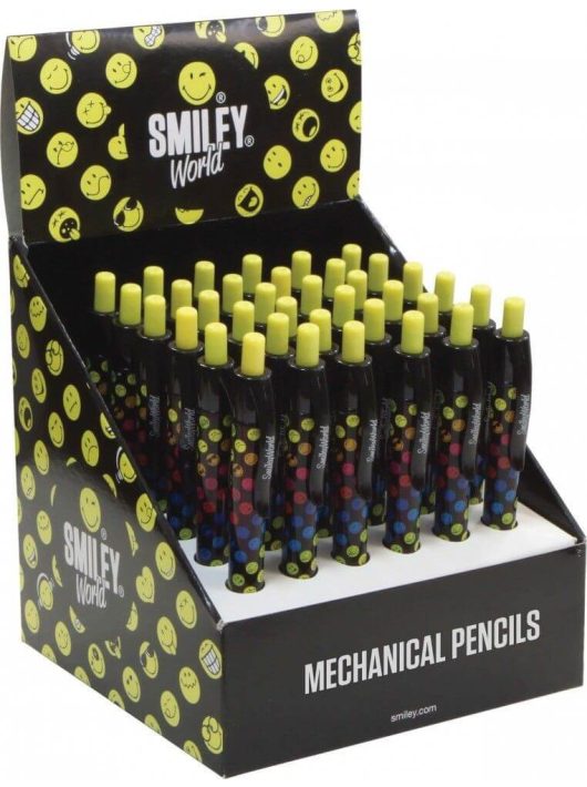 Smiley, emoji töltőceruza, mechanikus ceruza 0,5mm, 1 db