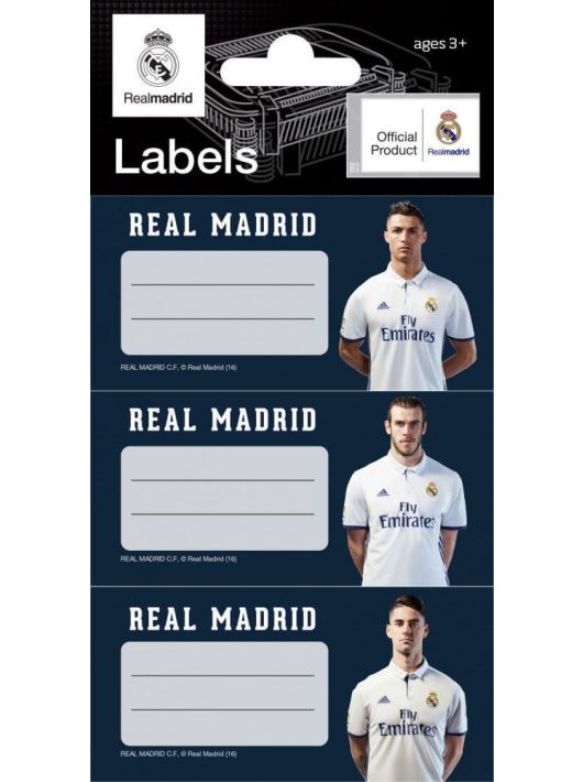 Real Madrid füzetcímke, 9 db-os