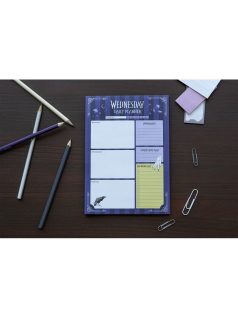   Wednesday jegyzettömb, tervező tömb (teendők, bevásárló lista), A/5
