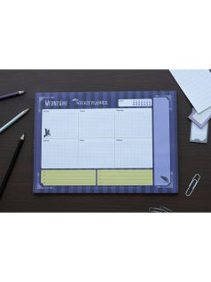 Wednesday jegyzettömb, heti tervező tömb, A/4