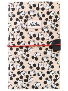   Disney Mickey Mouse napló, jegyzetfüzet műbőr borítóval, 12x19cm, Disney 100. évfordulója