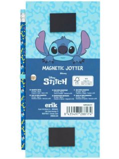Stitch notesz, jegyzettömb, 10x21cm, mágneses, Tropical