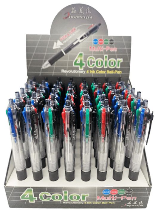 Golyóstoll, 4 színű, Multi-Pen