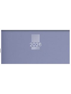   Dayliner MyPastel zsebnaptár, heti tervező, 17x8cm, kék, 2026