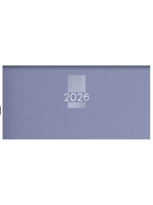 Dayliner MyPastel zsebnaptár, heti tervező, 17x8cm, kék, 2026