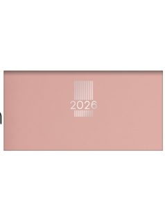   Dayliner MyPastel zsebnaptár, heti tervező, 17x8cm, púder, 2026