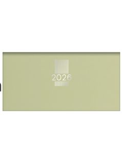   Dayliner MyPastel zsebnaptár, heti tervező, 17x8cm, világoszöld, 2026