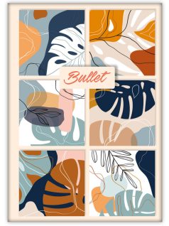   Dayliner Colors Bullet Journal, pontrácsos napló, notesz A/5, Palm