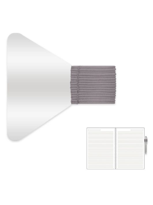 Dayliner gumis tolltartó határidőnaplóhoz, szürke