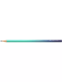   Grafitceruza B, Faber-Castell, háromszög test, türkiz-kék