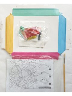   Csillogó képkészítő szett, csillámporral, Csikóhal, 5+