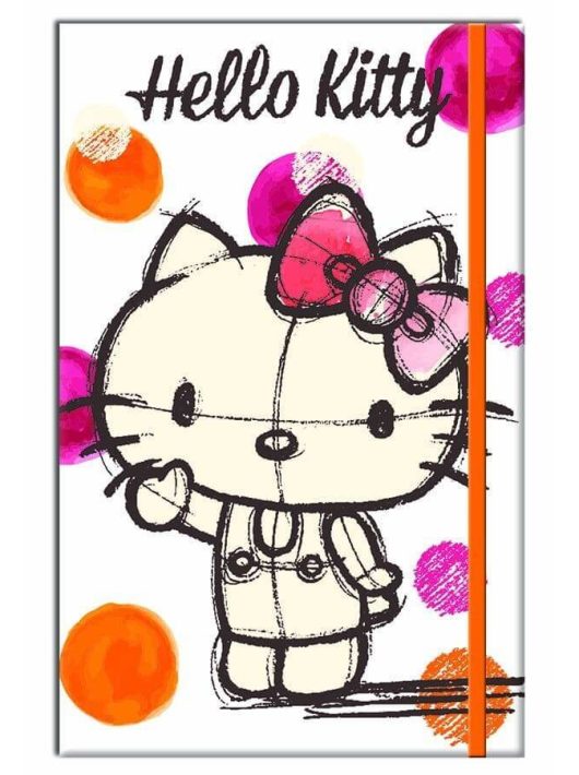 Hello Kitty napló gumis pánttal, A/6