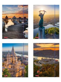 Herlitz gumis mappa A/5, City, többféle