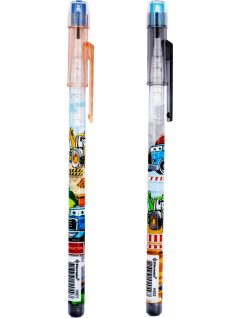 Tolóbetétes ceruza radírral, munkagépek, PCEPSP, Bensia 