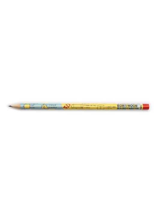 Grafitceruza HB, Koh-I-Noor, háromszög test, matematikai képletekkel
