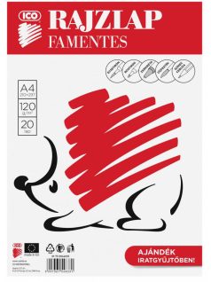 Rajzlap A/4, famentes, 120g, 20 lap/cs, Süni