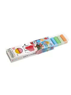 Gyurmakészlet, színes, pasztell, 10 db-os, 200g, Süni