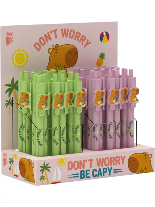 Kapibara golyóstoll, ICO, Don't worry be Capy, kétféle