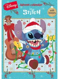 Adventi matricás naptár, 30x42cm, Lilo & Stitch