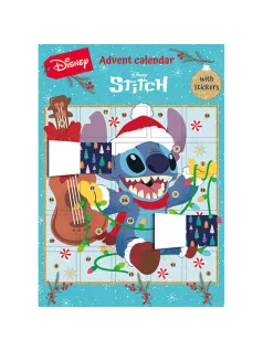 Adventi matricás naptár, 30x42cm, Lilo & Stitch