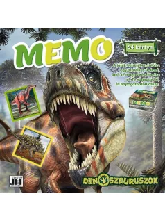 Memóriajáték füzetben, 21x21cm, Dinoszauruszok