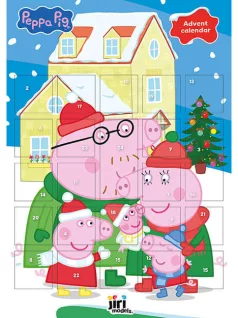 Adventi matricás naptár, 30x42cm, Peppa malac