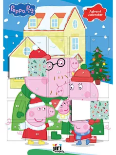 Adventi matricás naptár, 30x42cm, Peppa malac