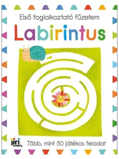 Első foglalkoztató füzetem A/4, 50+ feladat, Labirintus