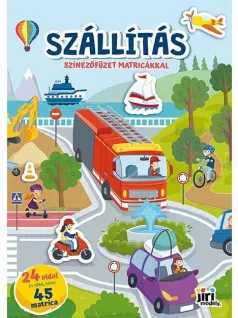 Kifestő A/4, matricákkal, 24 oldal, Szállítás