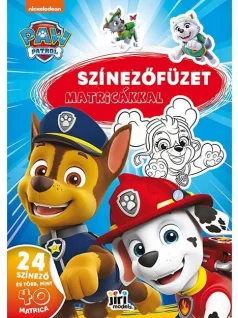 Kifestő A/4, matricákkal, 24 oldal, Mancs őrjárat, fiús