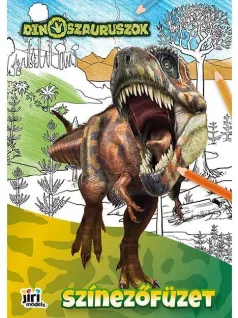 Kifestő A/4, 16 oldal, Dinoszauruszok