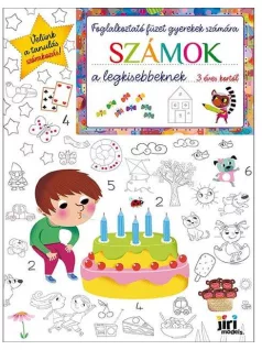   Foglalkoztató füzet gyerekek számára A/4, 32 oldal, Számok