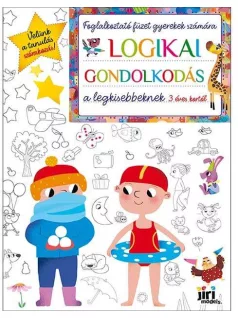   Foglalkoztató füzet gyerekek számára A/4, 32 oldal, Logikai gondolkodás