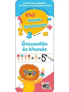   Az első feladataim, 40 db kaparós kártya + 1 db fekete filc,  Összeadás és kivonás