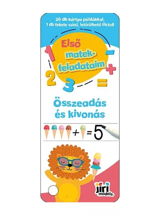 Az első feladataim, 40 db kaparós kártya + 1 db fekete filc,  Összeadás és kivonás