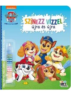   Fess vízzel újra és újra!, 10 oldal+vizes toll, Mancs őrjárat