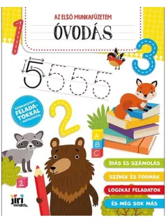   Az első füzeteim A/4, 128 oldal + 2 oldal matrica, készségfejlesztő, Óvodás