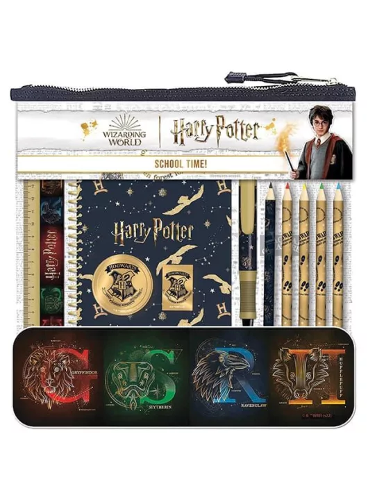 Iskolai szett, írószer szett, 11 db-os, 24x24cm, Harry Potter
