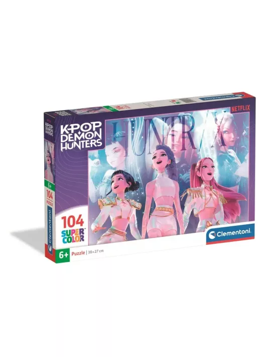 K-POP Démonvadászok puzzle, 104 db-os, Shining Stars, Clementoni
