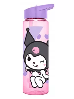 Kuromi szívószálas kulacs 600ml