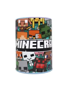   Minecraft írószer szett 7 db-os ceruzatartóval (vonalzó, ceruza, notesz, radír, hegyező, stb.)