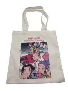   K-POP Démonvadászok vászon válltáska, bevásárlótáska 38x41 cm