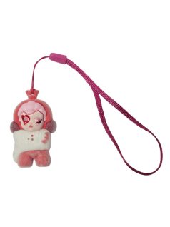   Meglepetés mini plüss plüssfigura, Skullpanda design, akasztóval, kb. 4,5x2,5cm