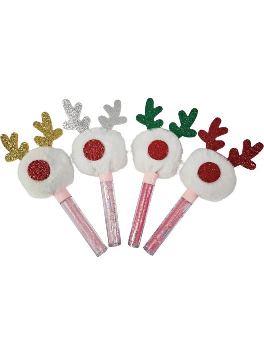 Martinelia szájfény, csillogó színek, jegesmedvés hógömbös kupak, többféle íz, 5,8ml, Snowball Bear