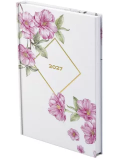  Joy határidőnapló, A/5, heti tervező, 2027, cseresznye, metalizált borítóval