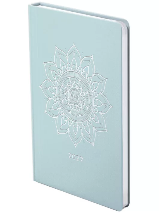 Pastel határidőnapló, A/5, heti tervező, 2027, kék