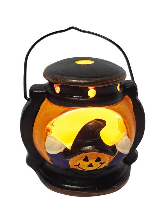 Töklámpás, mini, kerámia, kb. 6,5x7cm