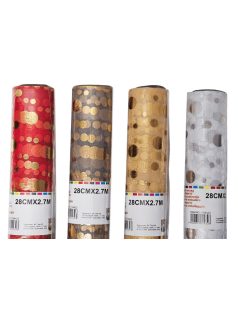 Asztali futó, asztalközép 28 cm x 2,7m, karácsonyi, többféle változat