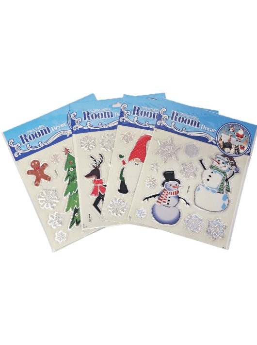 Ablakmatrica, karácsonyi, 16x16cm, többféle változat