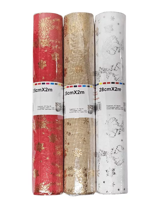 Asztali futó, asztalközép 28 cm x 2m, karácsonyi, többféle változat (1104885)
